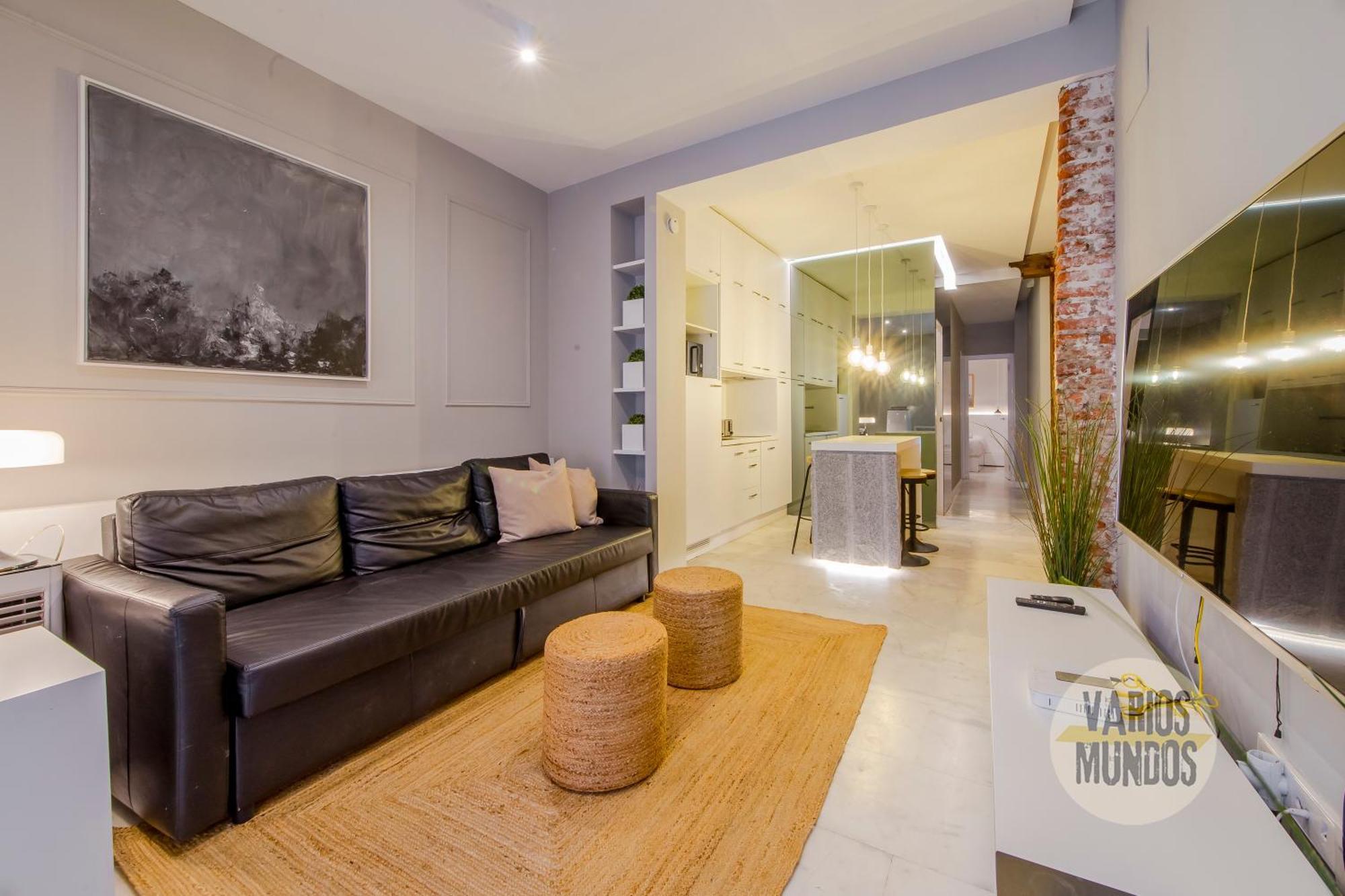 Cool Duplex Bajo Apt 7Pax Cerca De Tirso De Molina E2 Мадрид Екстериор снимка