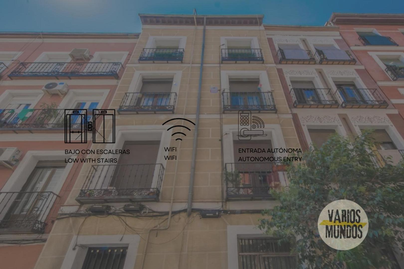 Cool Duplex Bajo Apt 7Pax Cerca De Tirso De Molina E2 Мадрид Екстериор снимка