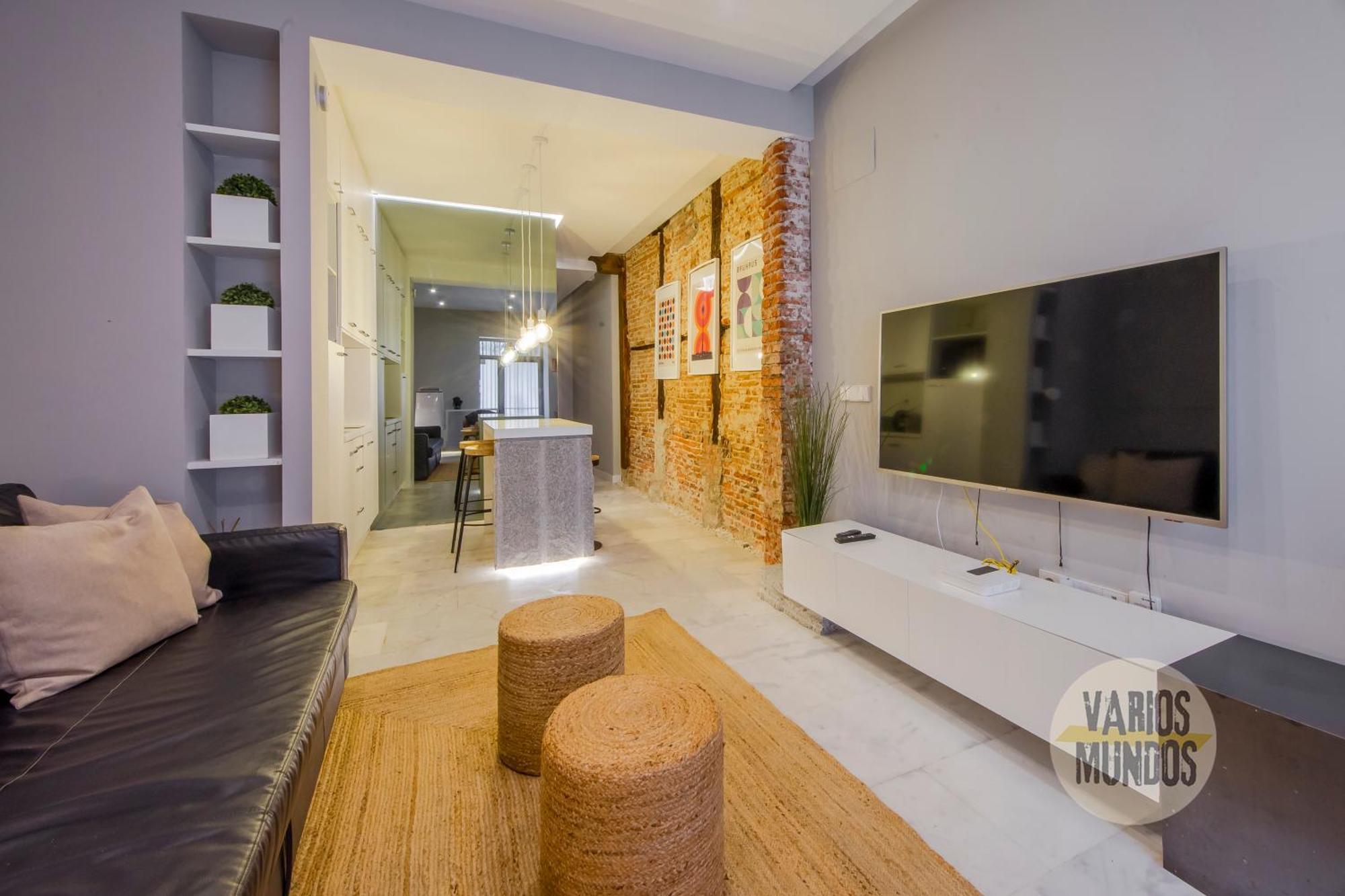 Cool Duplex Bajo Apt 7Pax Cerca De Tirso De Molina E2 Мадрид Екстериор снимка